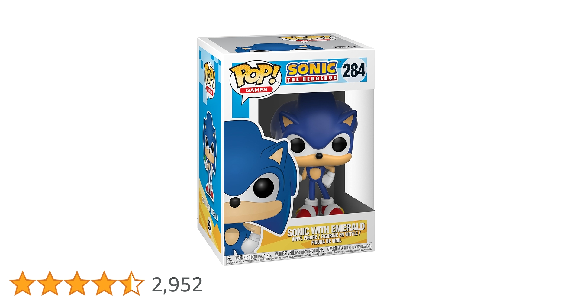 Amazon.co.jp: FUNKO POP! GAMES: Sonic - Sonic w/ Emerald : ホーム